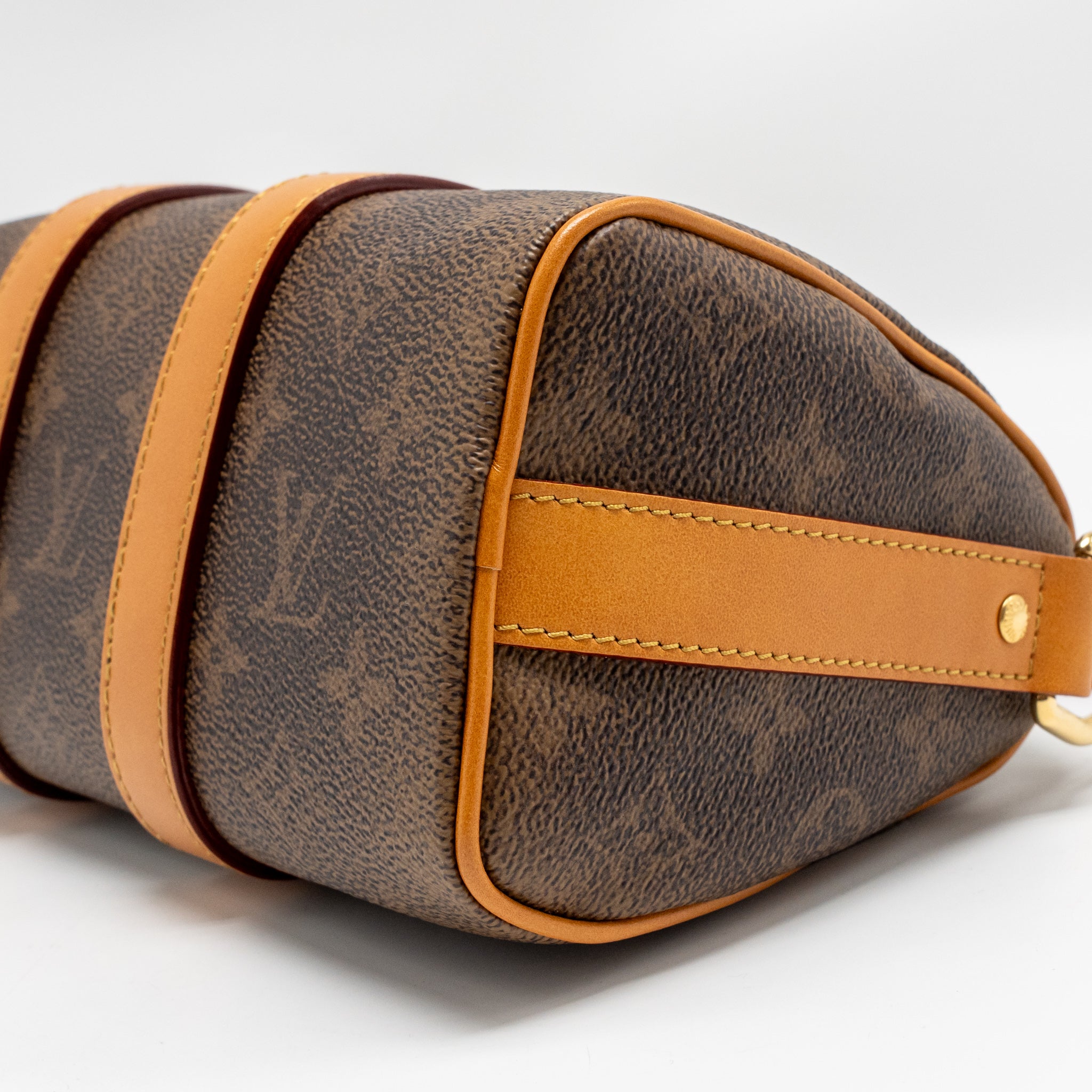 KEEPALL BANDOULIÈRE 25 MONOGRAM DUST COATED CANVAS GHW