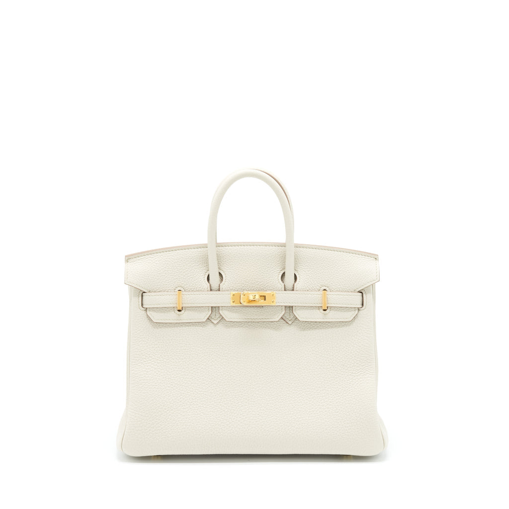 HERMES BIRKIN 25 TOGO 8L BETON GHW
