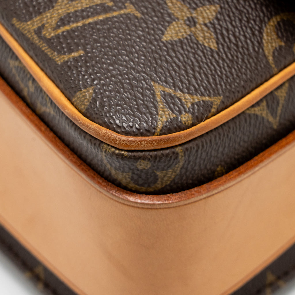 VINTAGE MESSENGER CROSSBODY BAG MONOGRAM CANVAS GHW