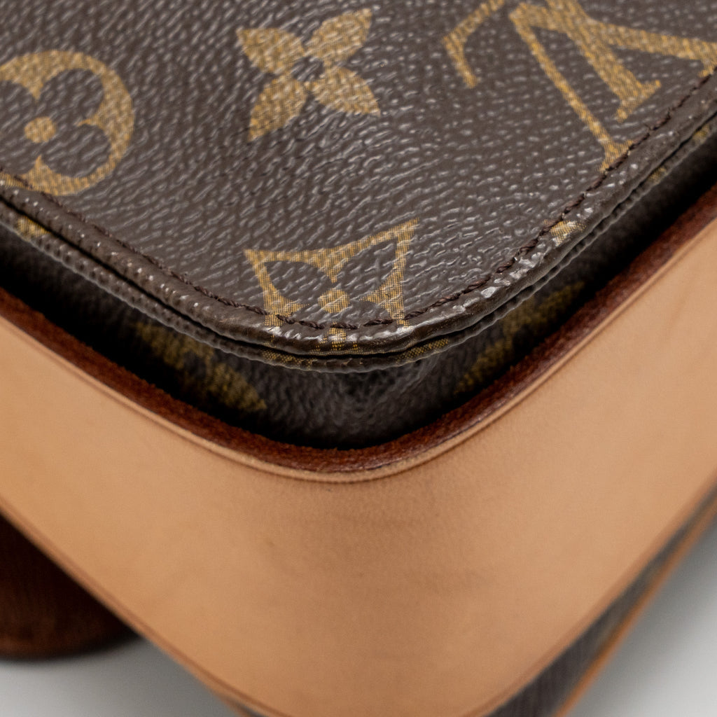 VINTAGE MESSENGER CROSSBODY BAG MONOGRAM CANVAS GHW