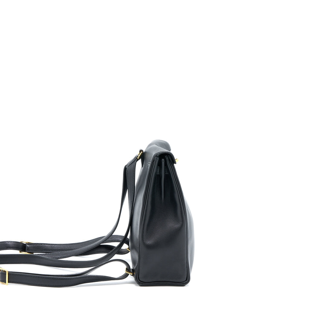 VINTAGE KELLY ADO 20CM SWIFT BLACK GHW