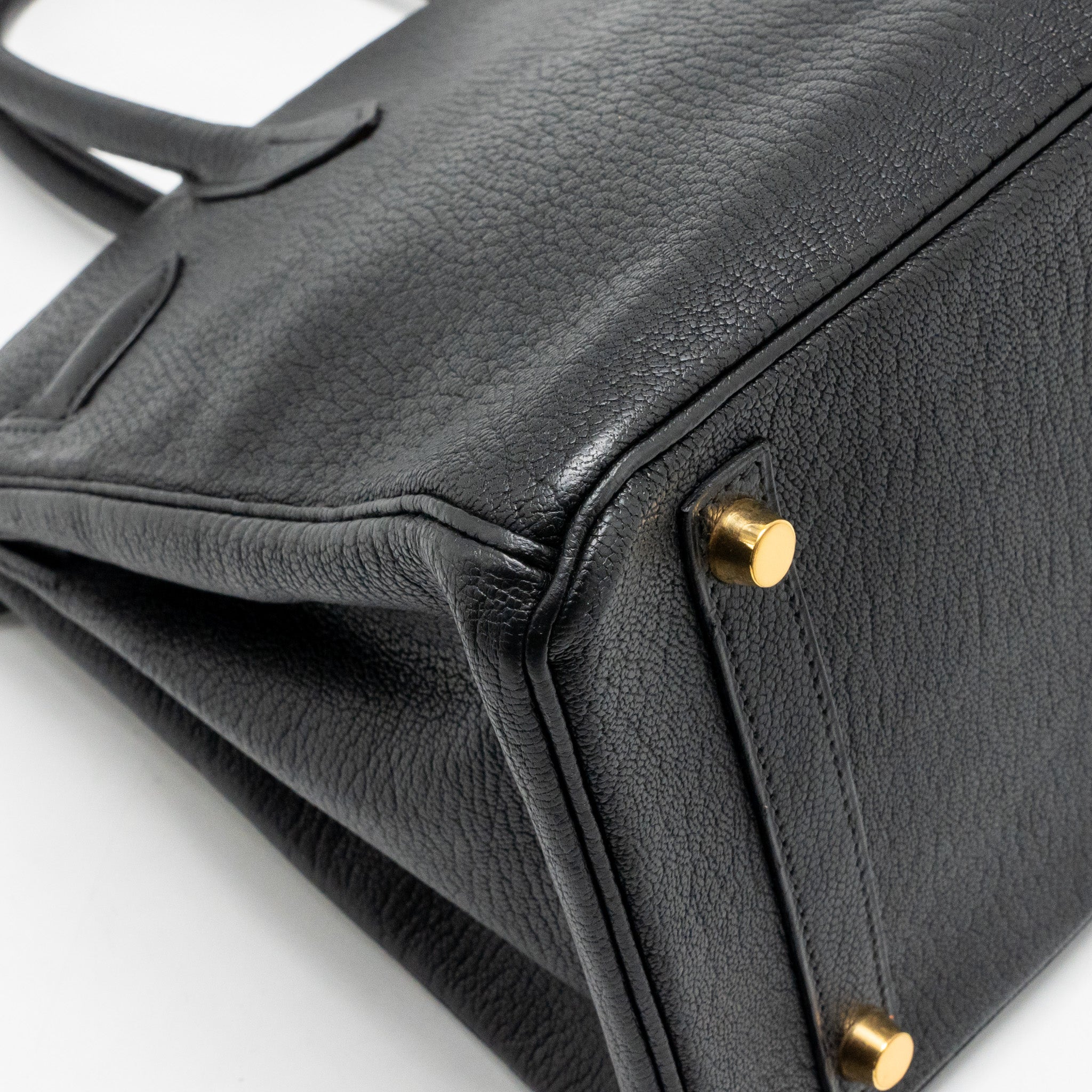 HERMES BIRKIN 30 CHÈVRE DE COROMANDEL BLACK GHW