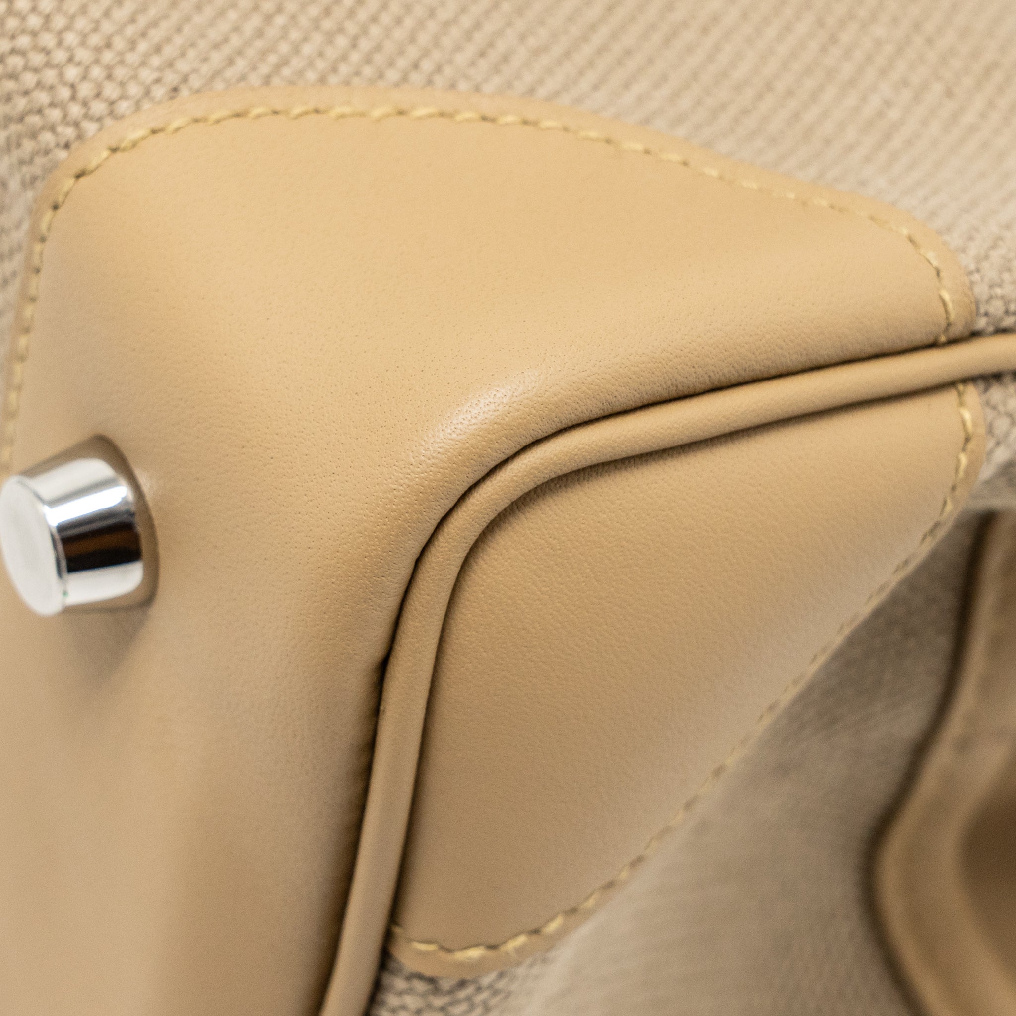 HERMES BIRKIN 25 CARGO TOILE GOELAND/SWIFT BEIGE MARFA/POUSSIERE SHW