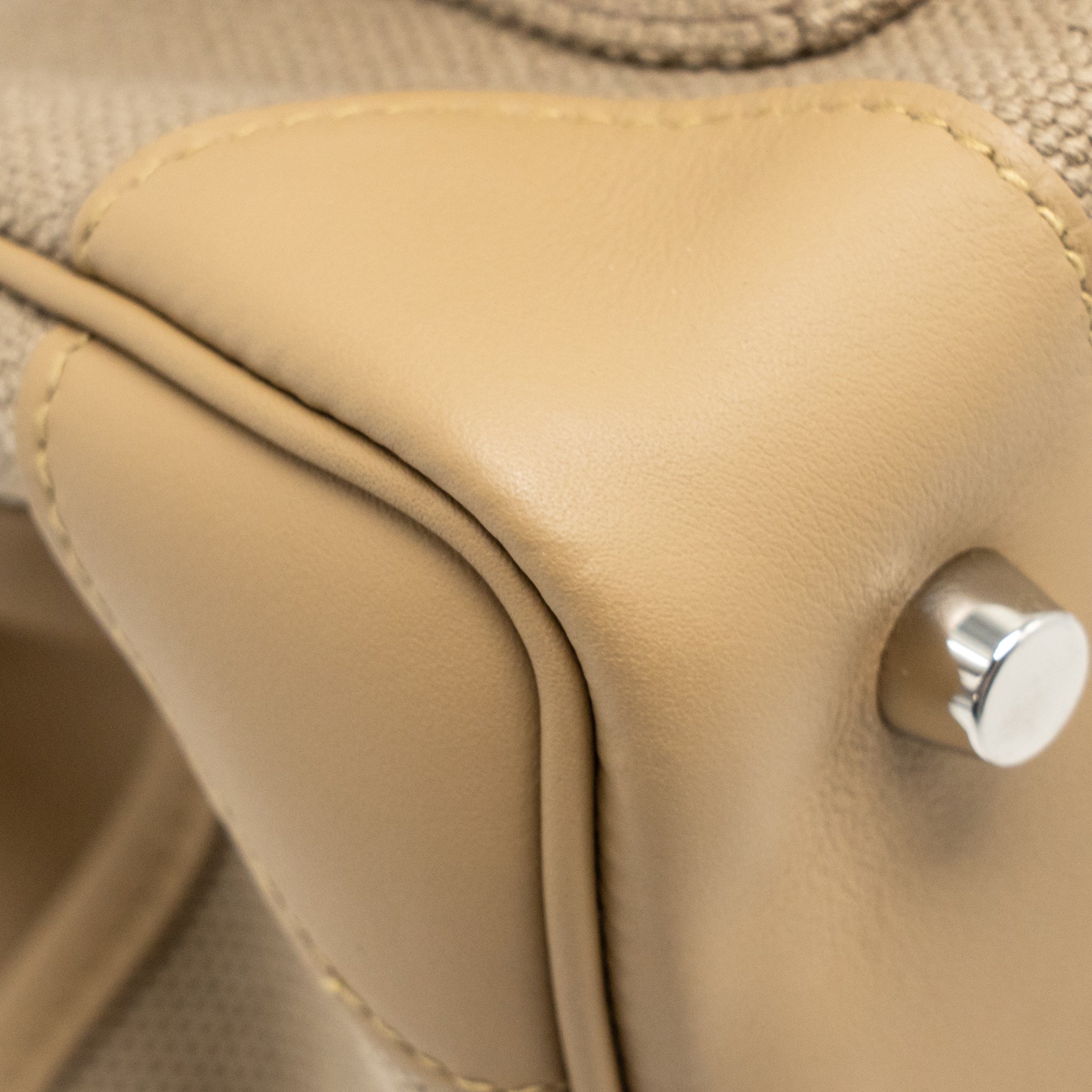 HERMES BIRKIN 25 CARGO TOILE GOELAND/SWIFT BEIGE MARFA/POUSSIERE SHW