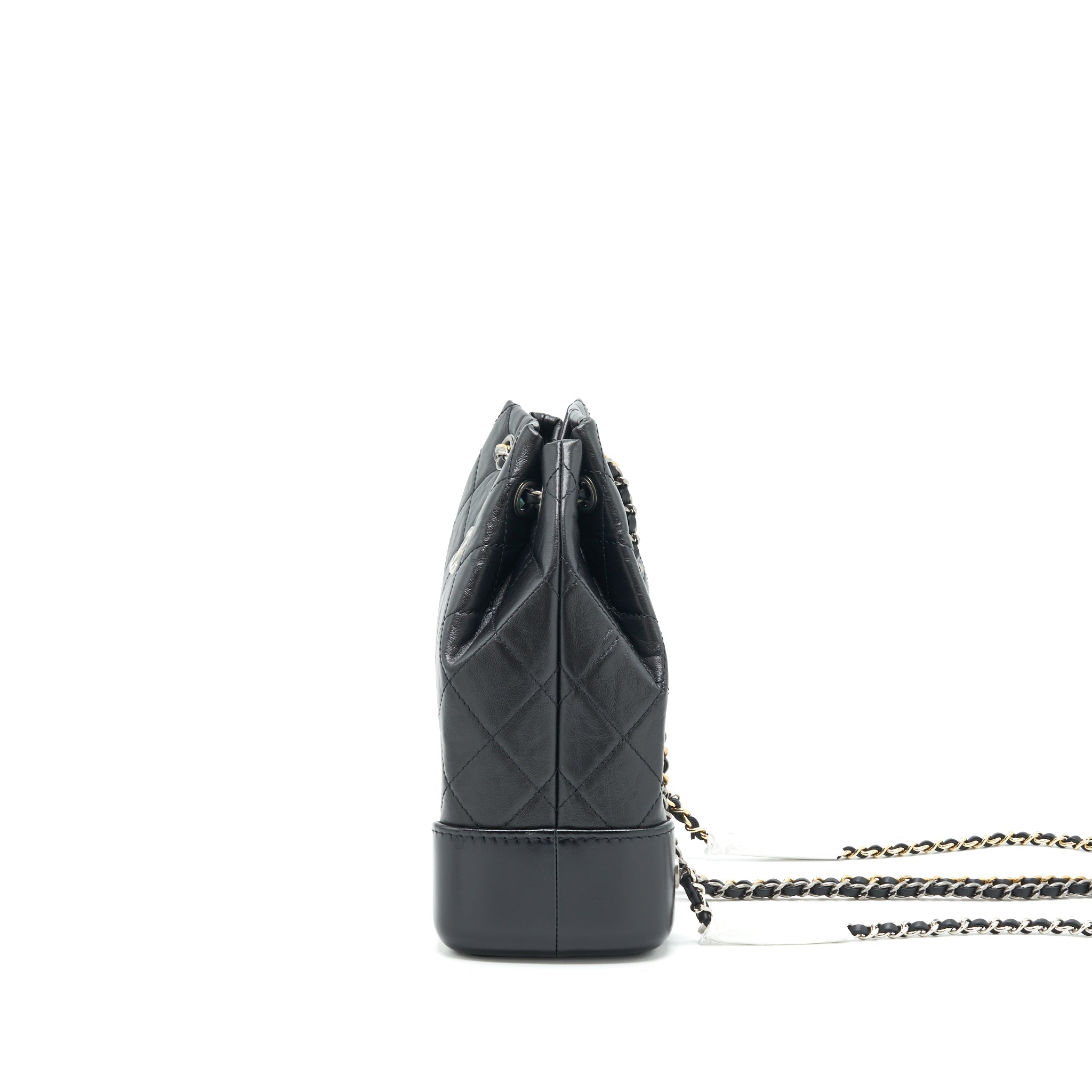 SMALL GABRIELLE BACKPACK CALFSKIN BLACK MULTICOLOUR HARDWARE