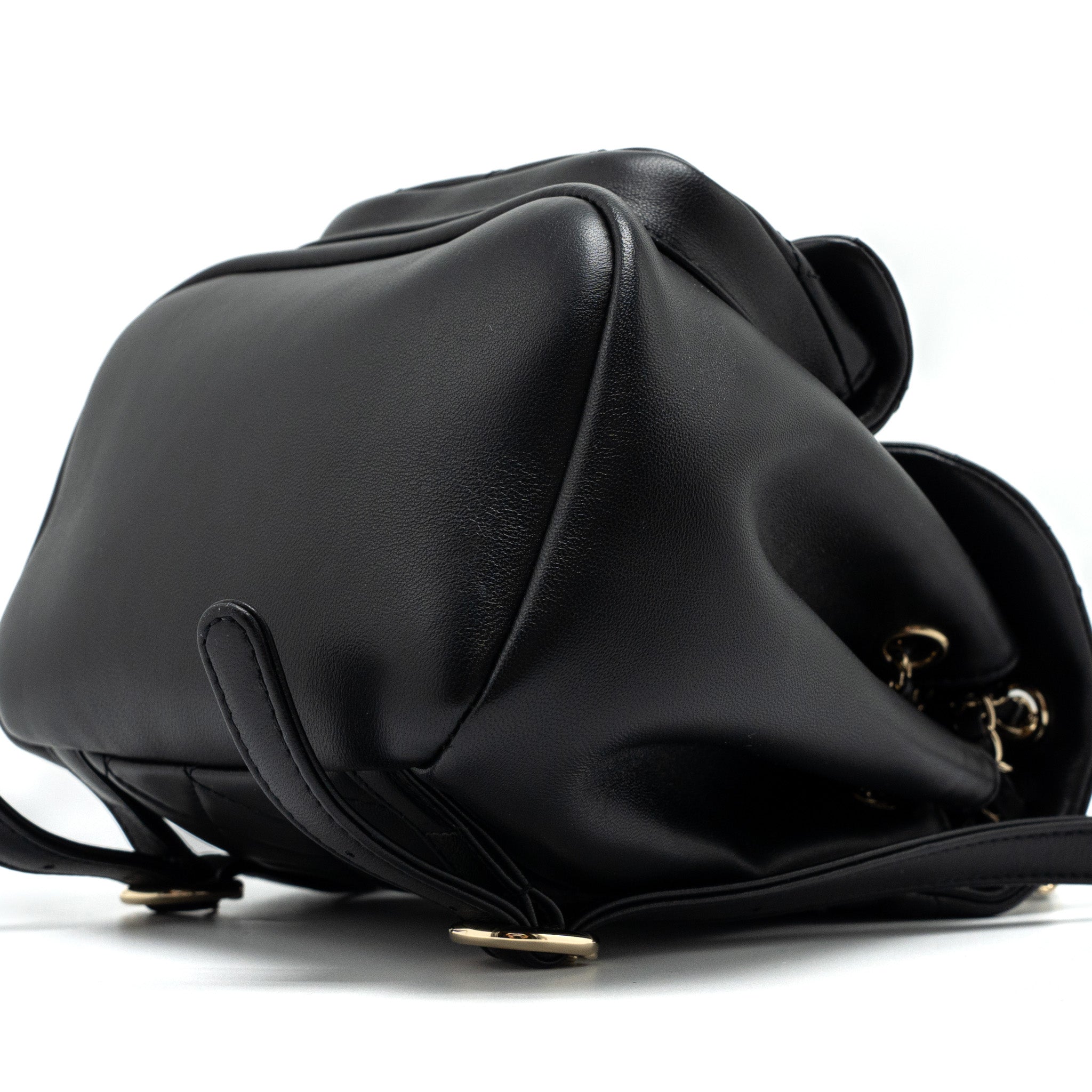 MINI DUMA BACKPACK LAMBSKIN BLACK LGHW (MICROCHIP)