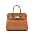 HERMES BIRKIN 30 TOUCH GOLD WITH SHW