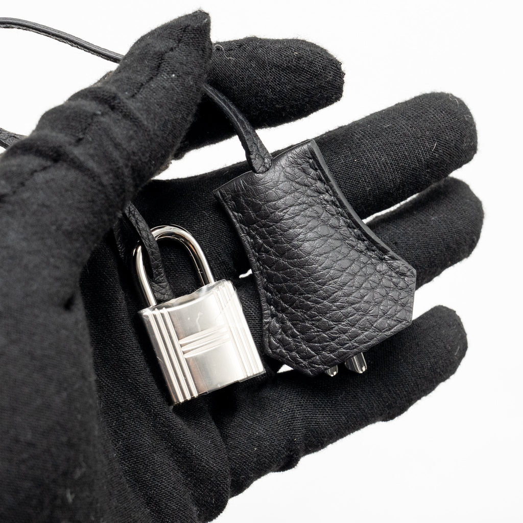 HERMES BIRKIN 25 TOGO BLACK SHW