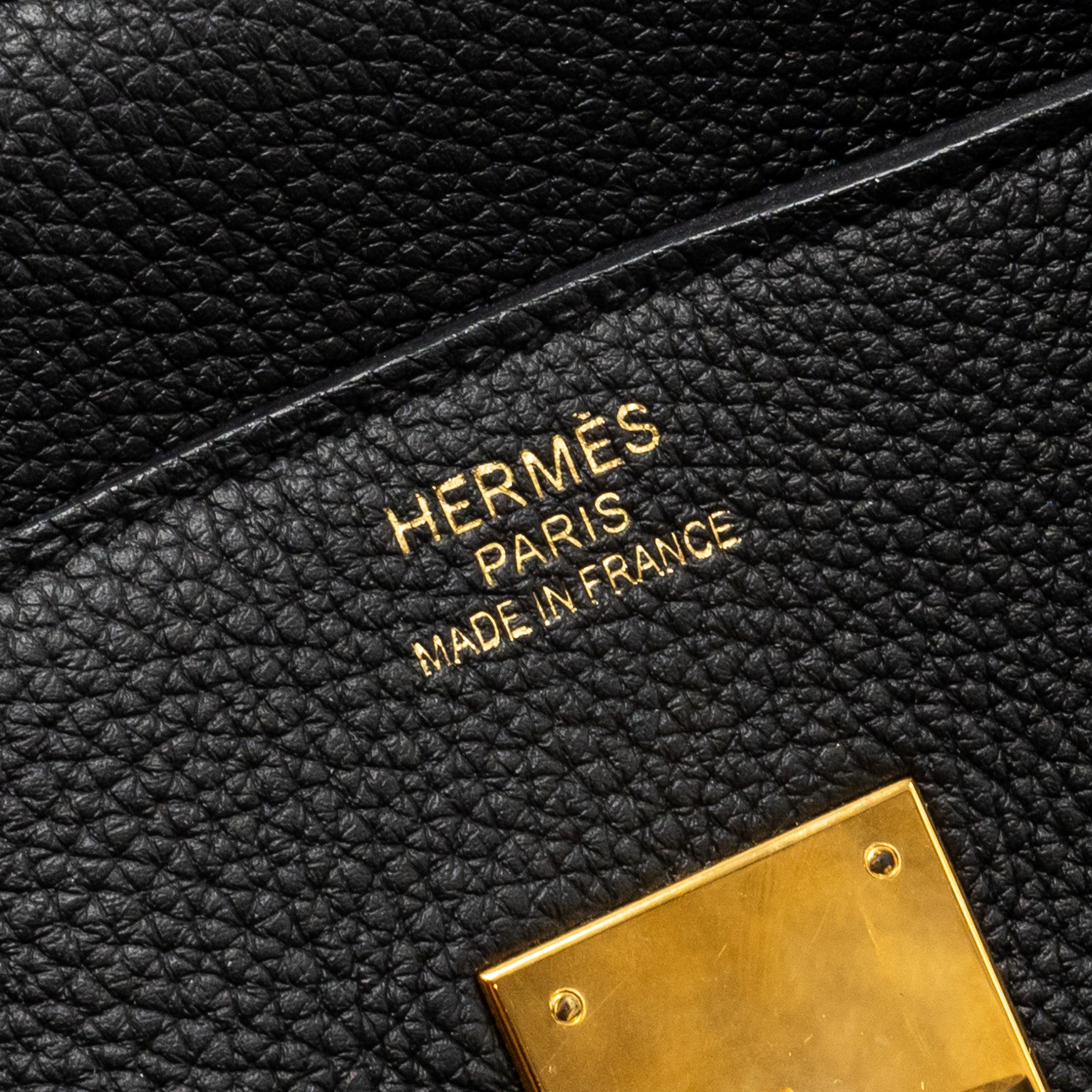 HERMES BIRKIN 35 TOGO BLACK GHW