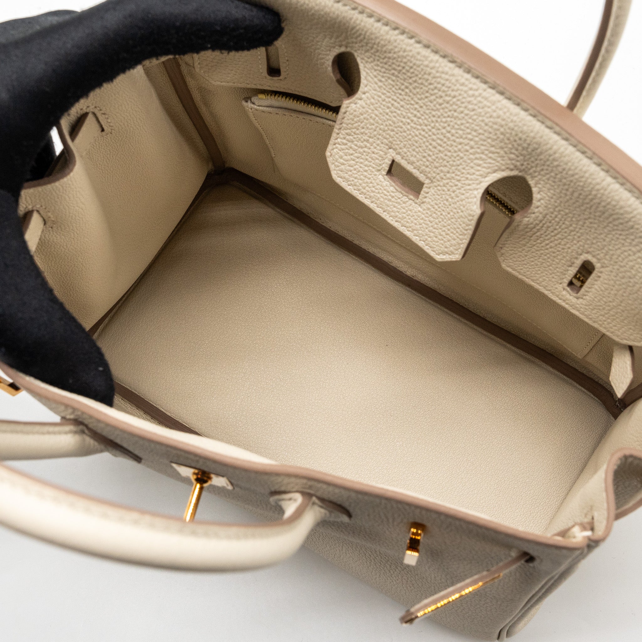 HERMES BIRKIN 25 TOGO CRAIE RGHW