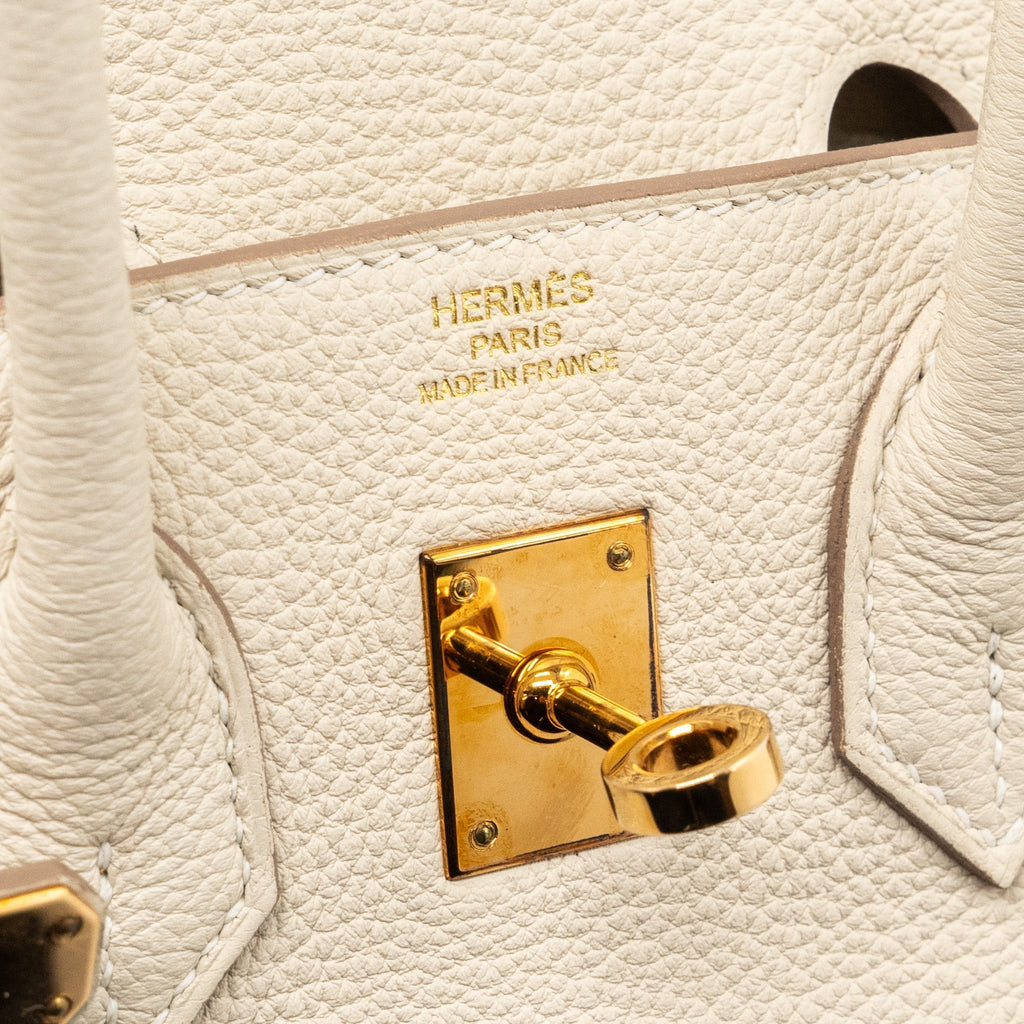 HERMES BIRKIN 25 TOGO CRAIE RGHW