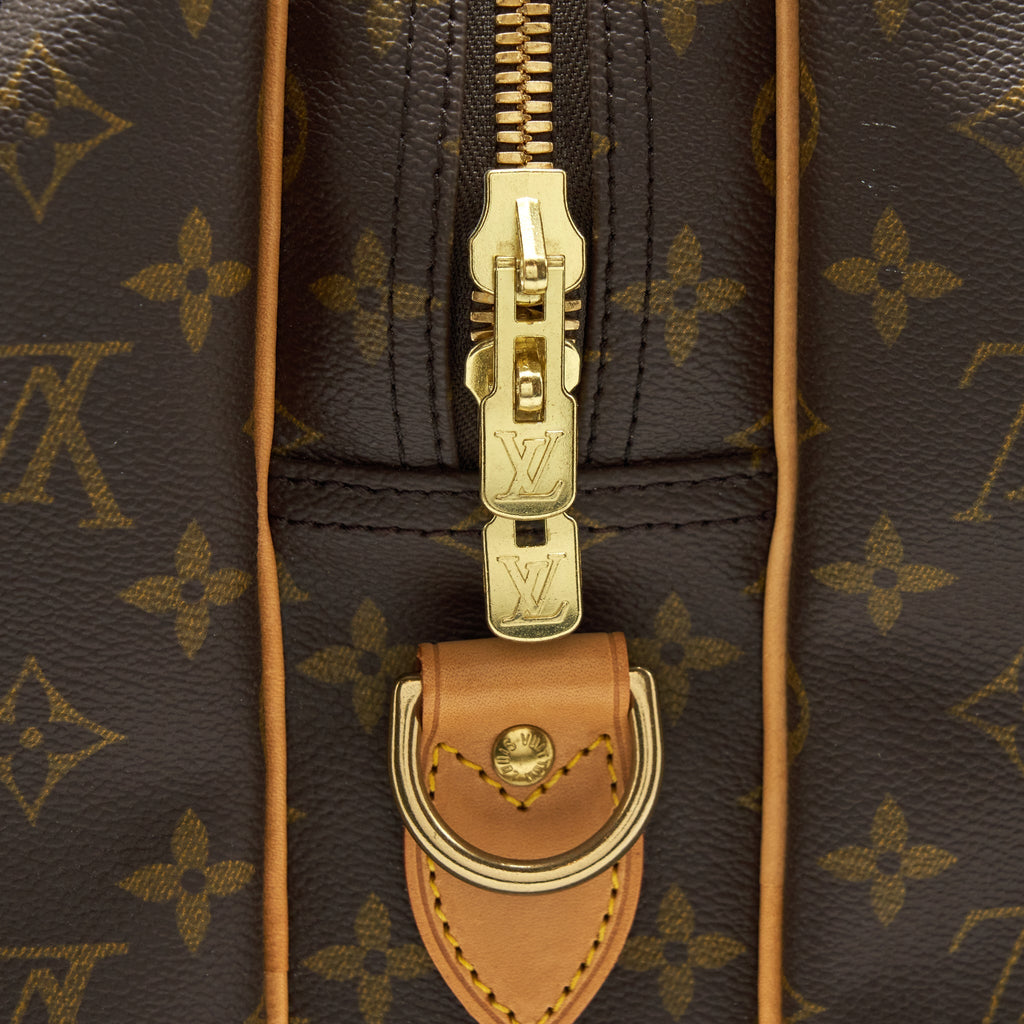 VINTAGE LUGGAGE BAG WITH STRAP MONOGRAM CANVAS YEAR 1997