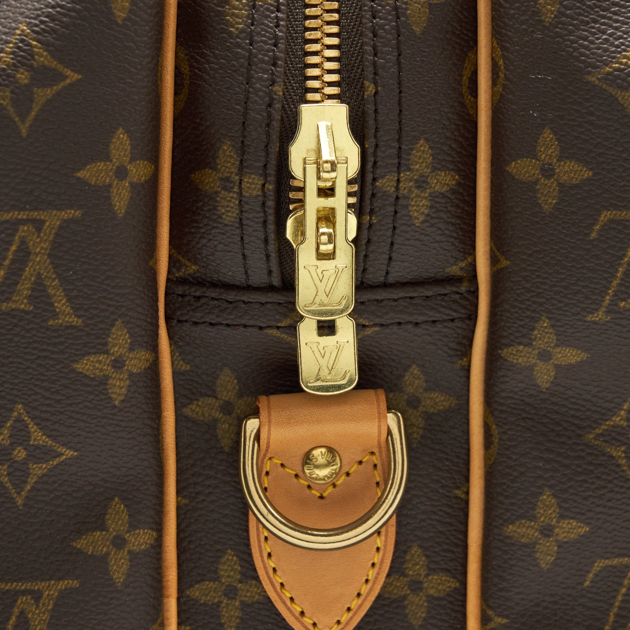 VINTAGE LUGGAGE BAG WITH STRAP MONOGRAM CANVAS YEAR 1997