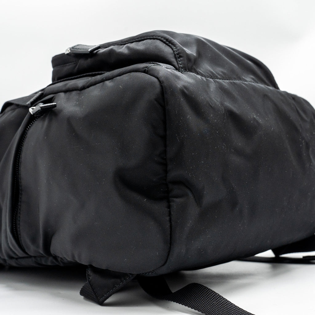 BACKPACK RE-NYLON/SAFFIANO BLACK SHW