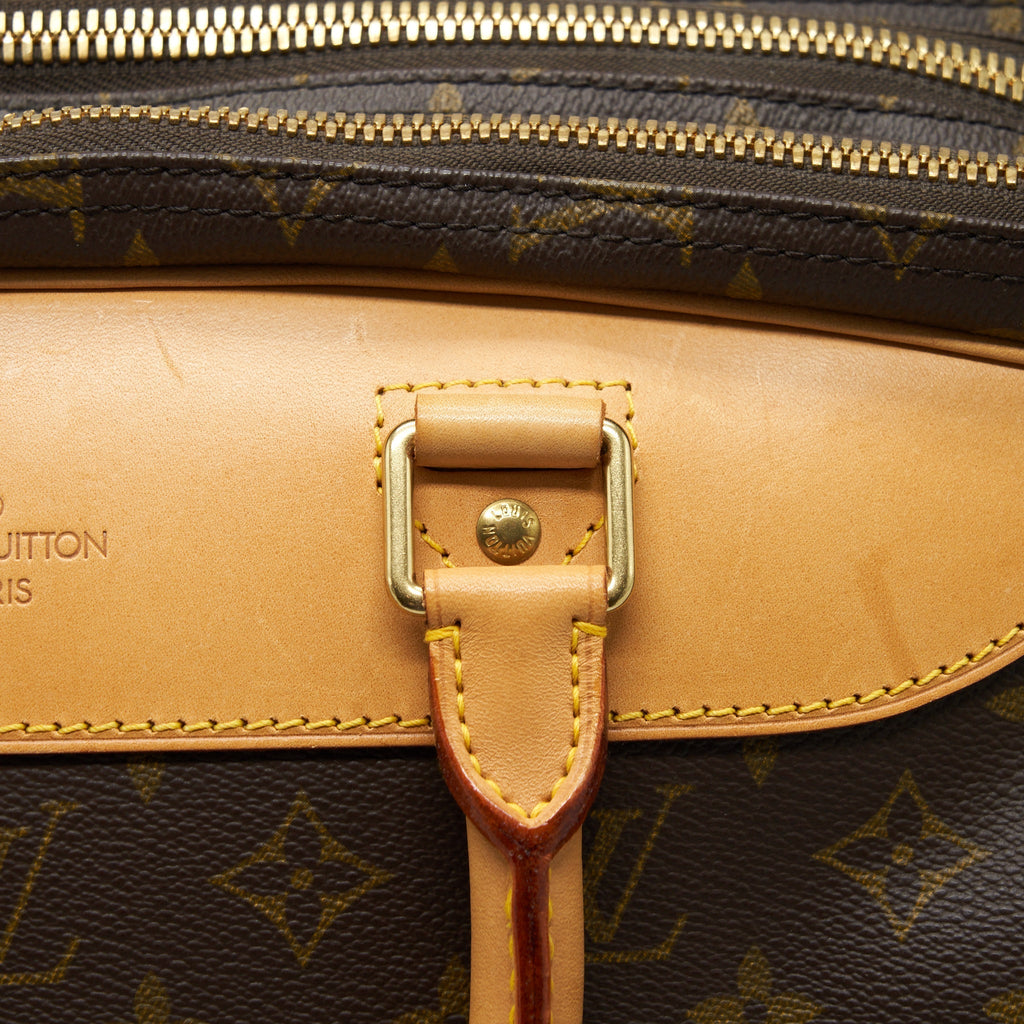 VINTAGE LUGGAGE BAG WITH STRAP MONOGRAM CANVAS YEAR 1997