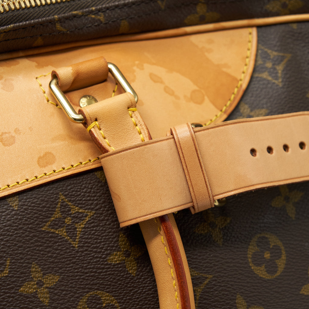 VINTAGE LUGGAGE BAG WITH STRAP MONOGRAM CANVAS YEAR 1997