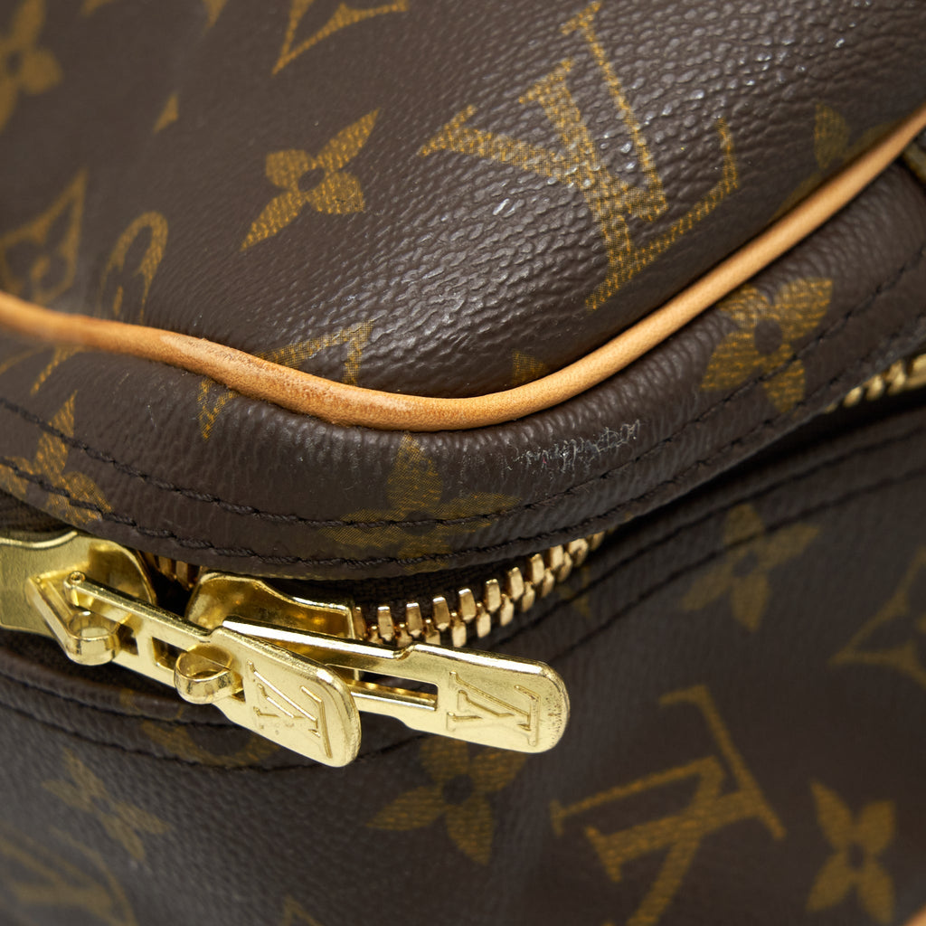 VINTAGE LUGGAGE BAG WITH STRAP MONOGRAM CANVAS YEAR 1997
