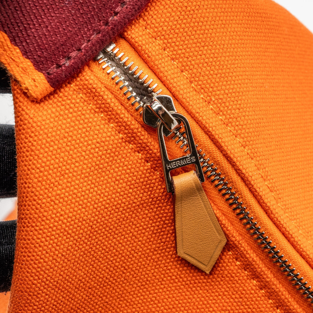 TROUSSE DE TOILETTE BRIDE A BRAC TRAVEL POUCH CANVAS ORANGE SHW