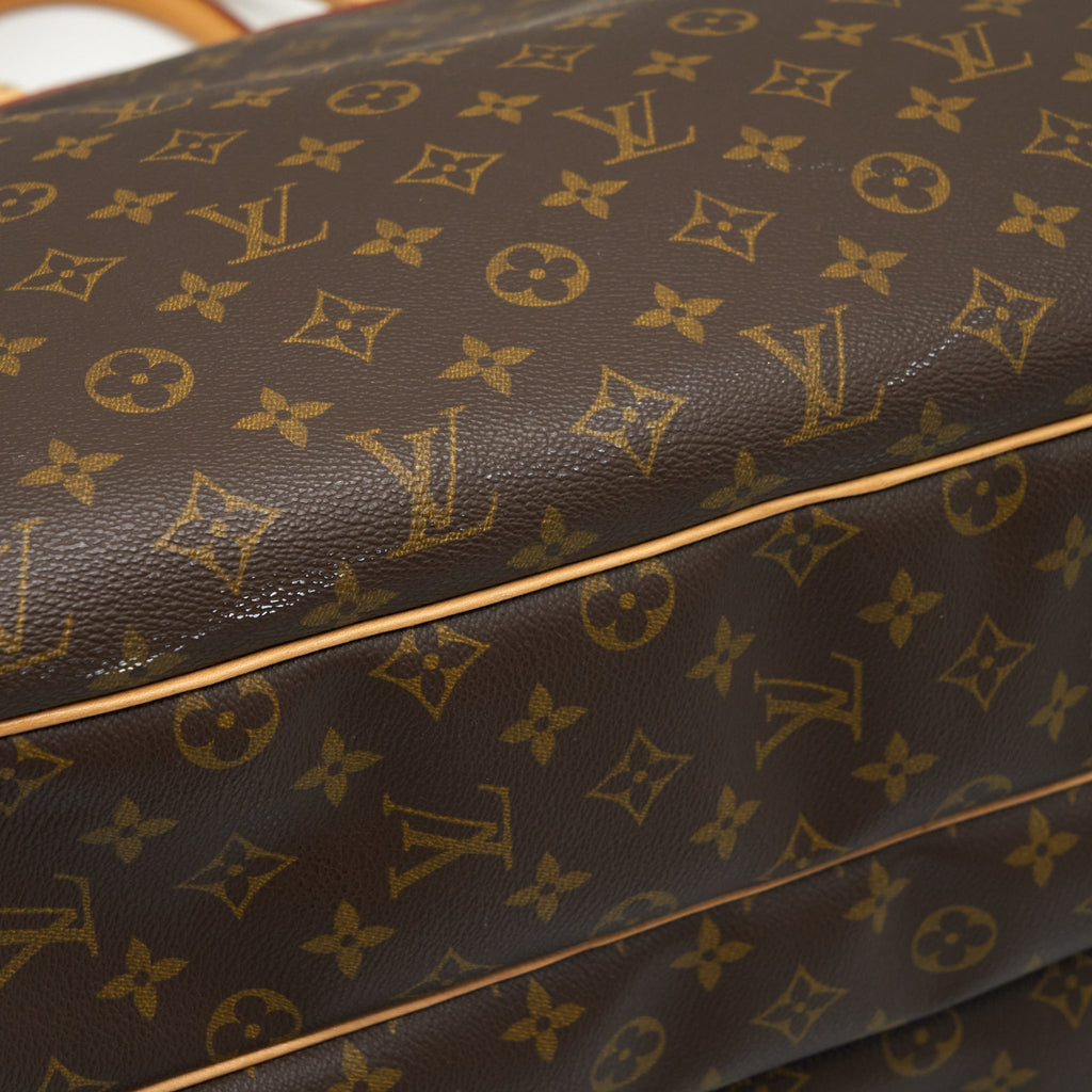 VINTAGE LUGGAGE BAG WITH STRAP MONOGRAM CANVAS YEAR 1997