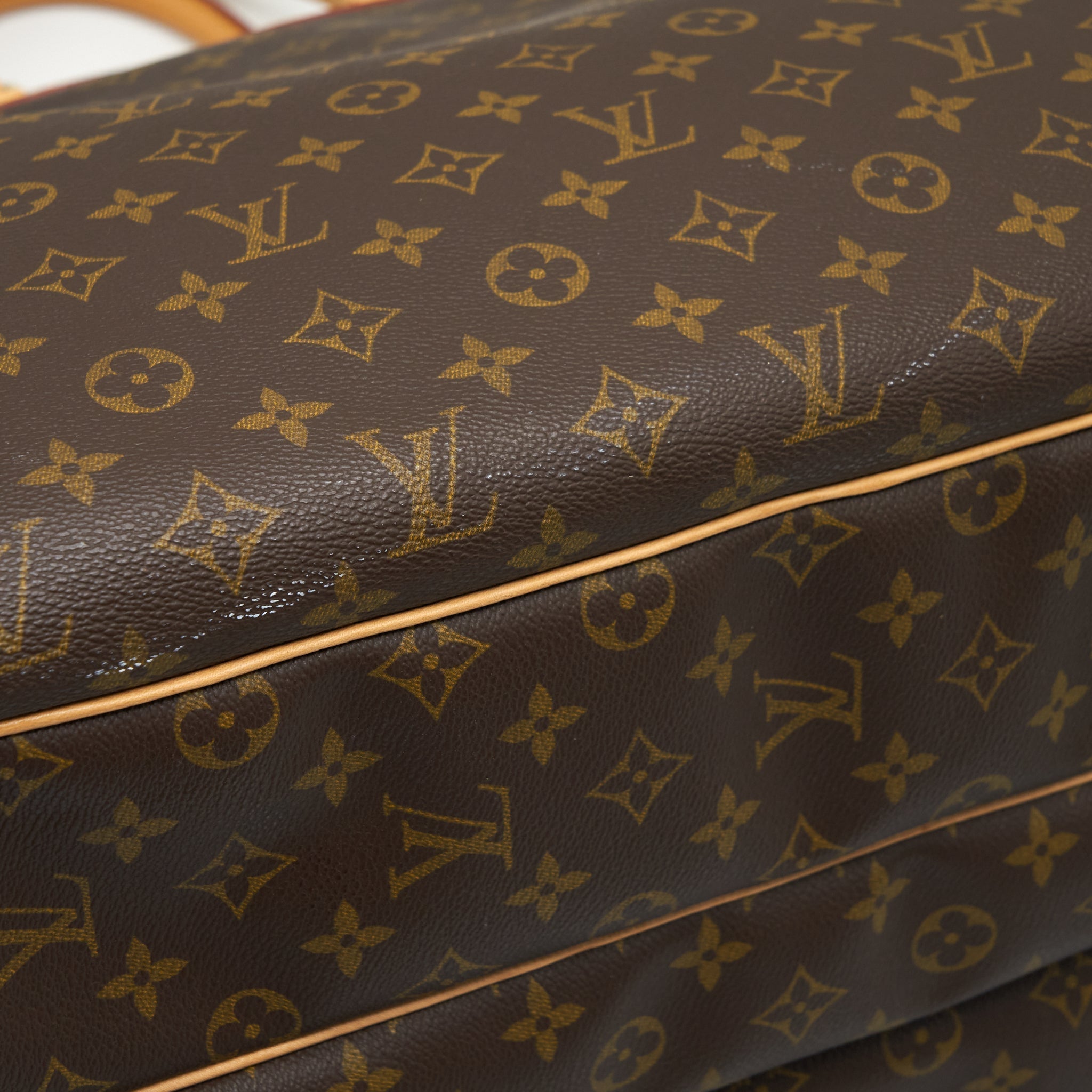 VINTAGE LUGGAGE BAG WITH STRAP MONOGRAM CANVAS YEAR 1997