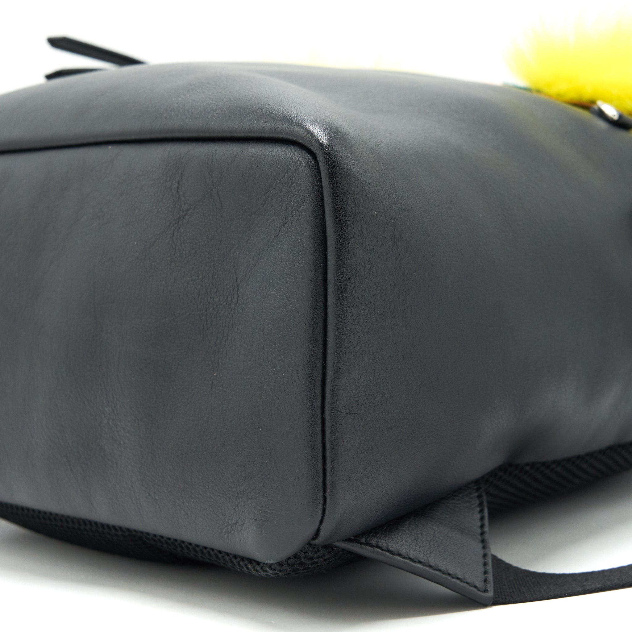 MONSTER BACKPACK BLACK/YELLOW FUR