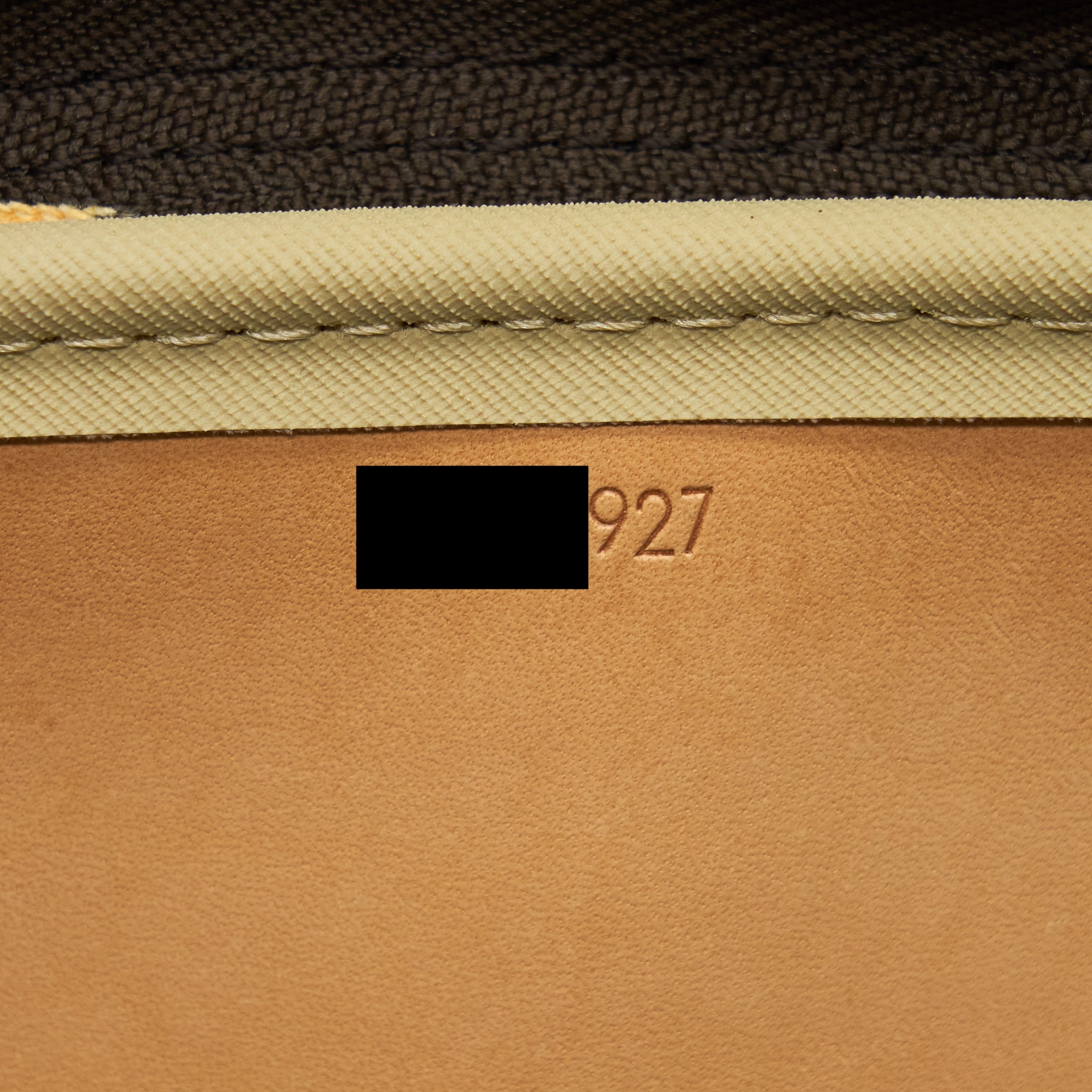 VINTAGE LUGGAGE BAG WITH STRAP MONOGRAM CANVAS YEAR 1997