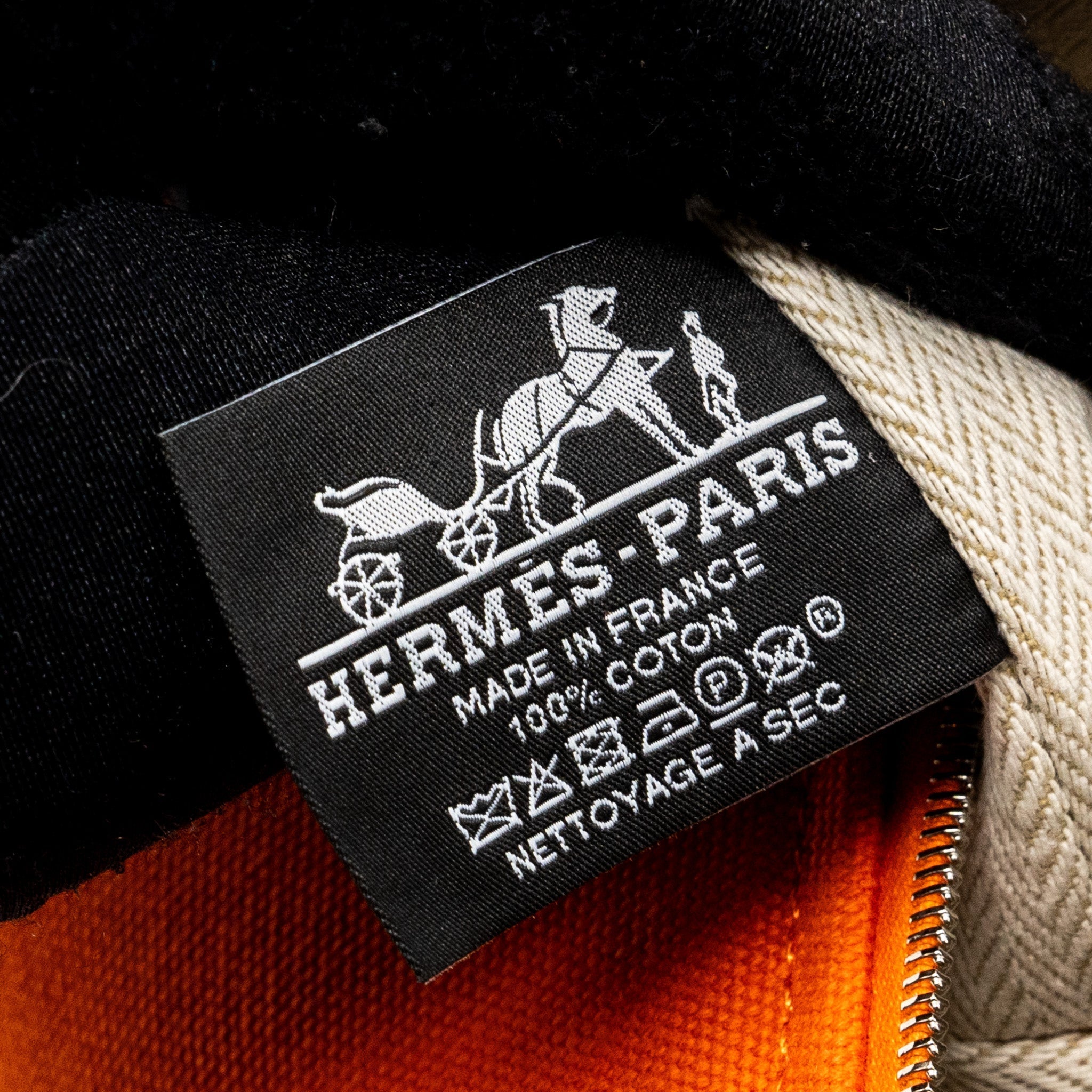 TROUSSE DE TOILETTE BRIDE A BRAC TRAVEL POUCH CANVAS ORANGE SHW