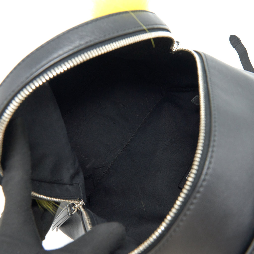 MONSTER BACKPACK BLACK/YELLOW FUR