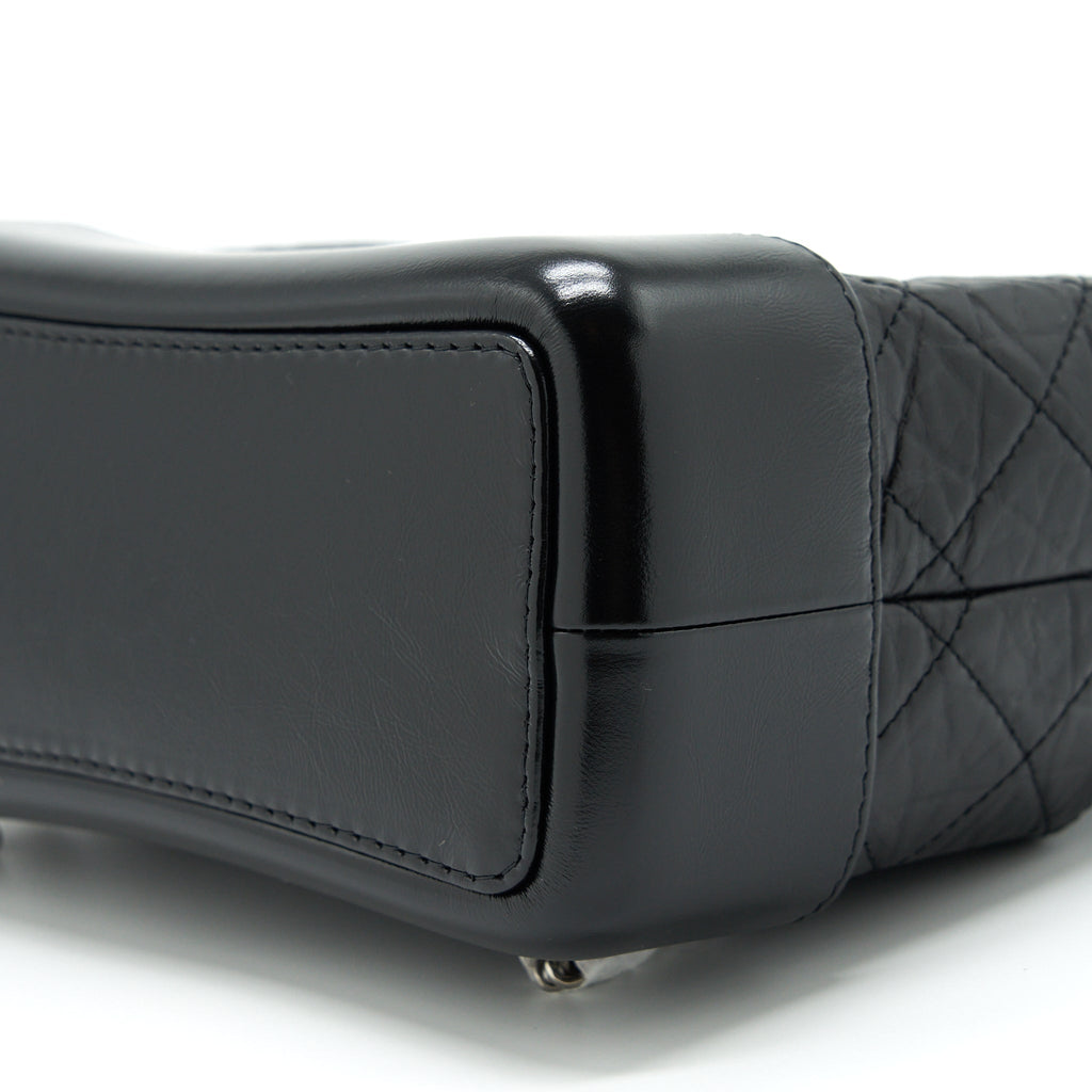 SMALL GABRIELLE BACKPACK CALFSKIN BLACK WITH MULTICOLOUR HARDWARE