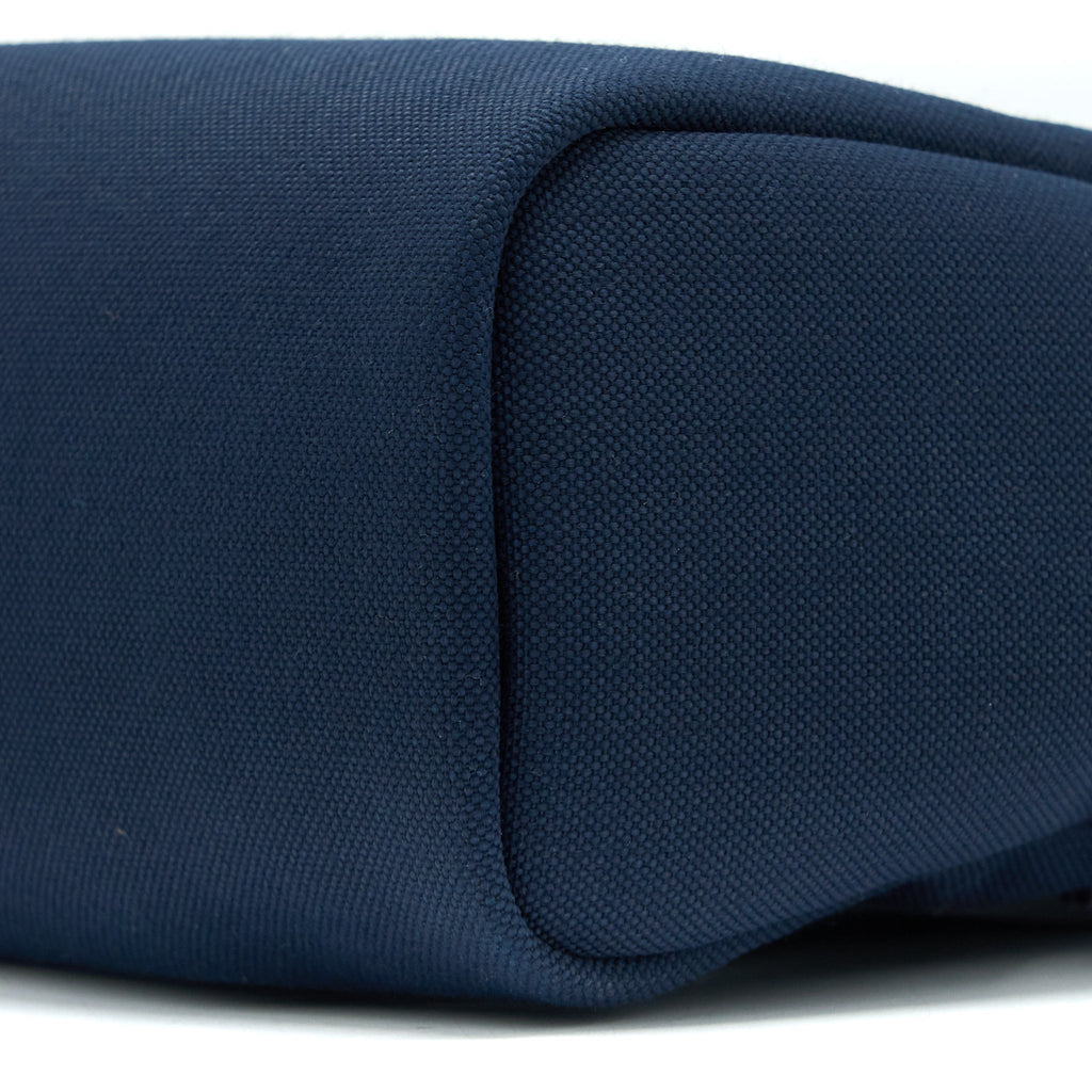 HERBAG BACKPACK CANVAS/LEATHER DARK BLUE/BLACK SHW