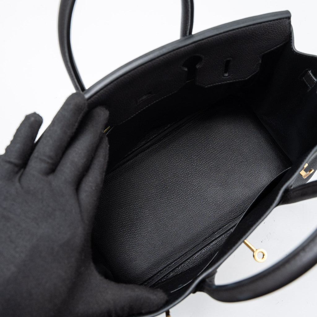 HERMES BIRKIN 30 TOGO BLACK GHW