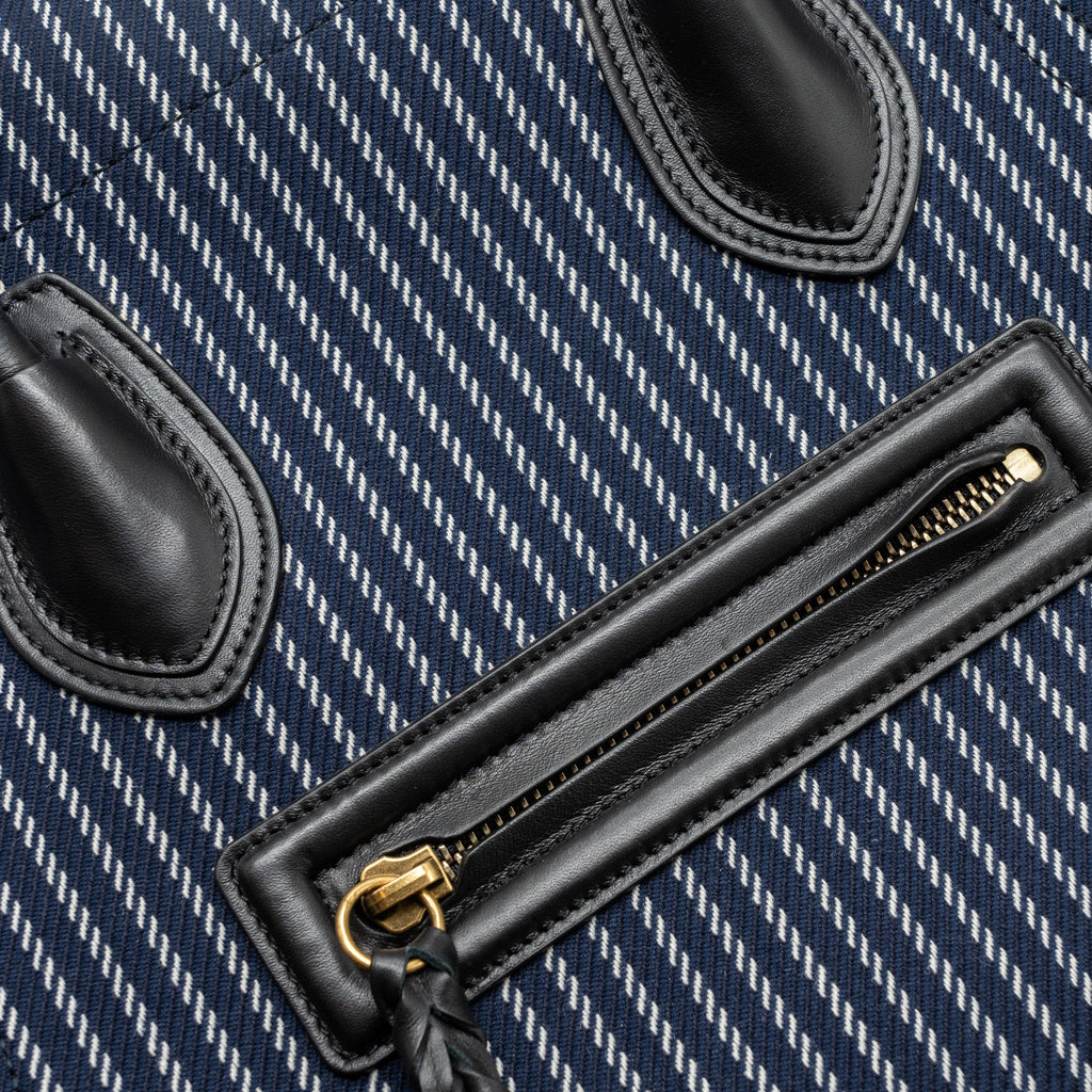PHANTOM LUGGAGE BAG CANVAS /  LEATHER DARK BLUE / BLACK GHW