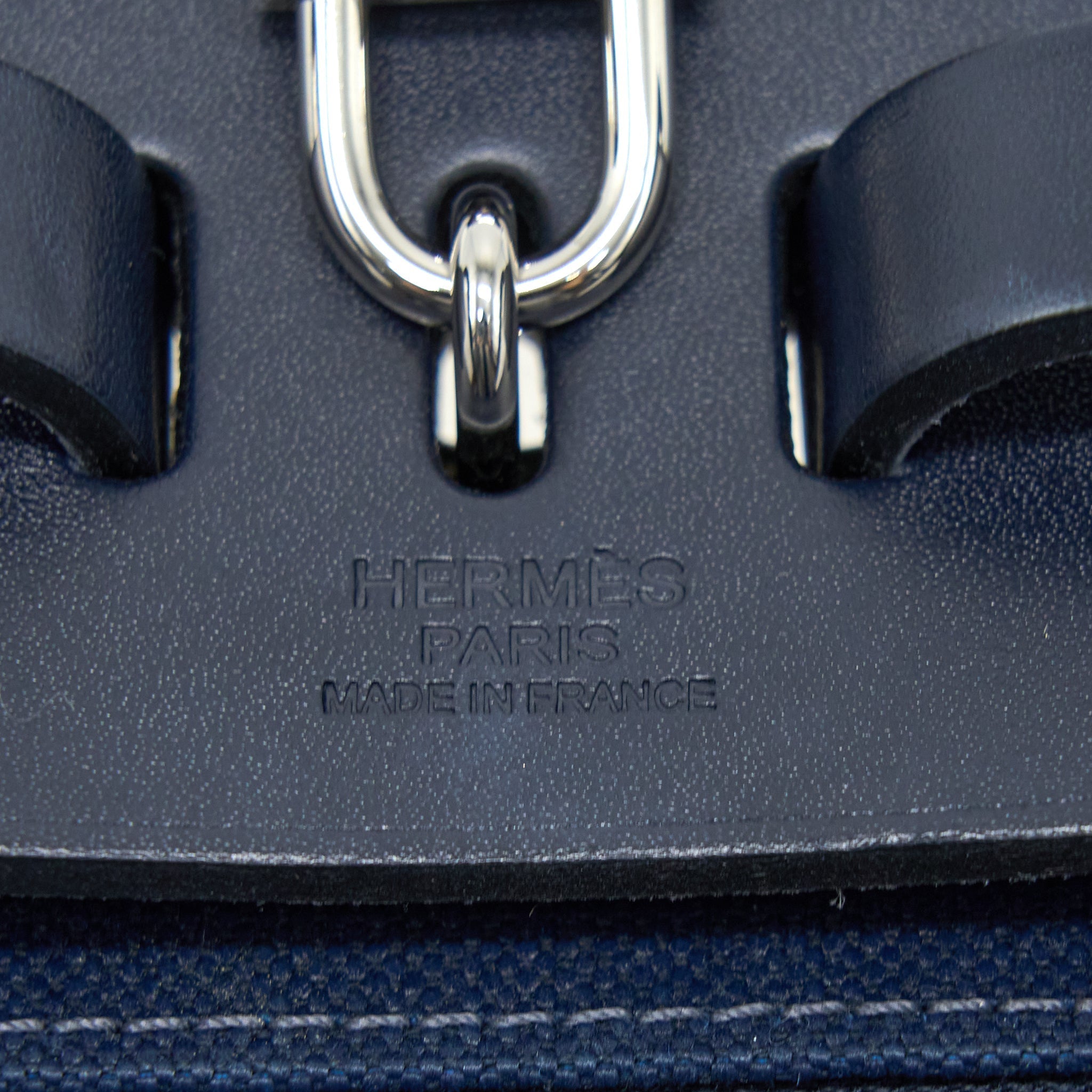 HERBAG BACKPACK CANVAS/LEATHER DARK BLUE/BLACK SHW