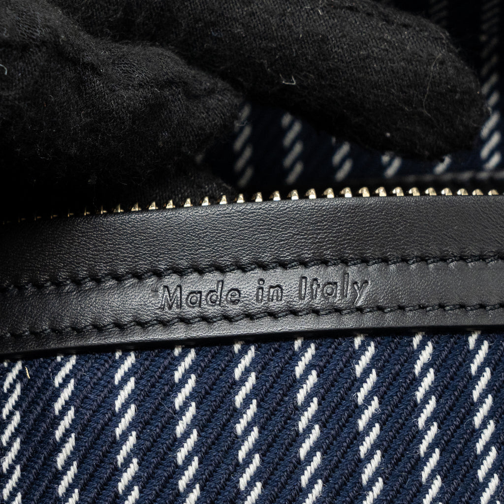 PHANTOM LUGGAGE BAG CANVAS /  LEATHER DARK BLUE / BLACK GHW