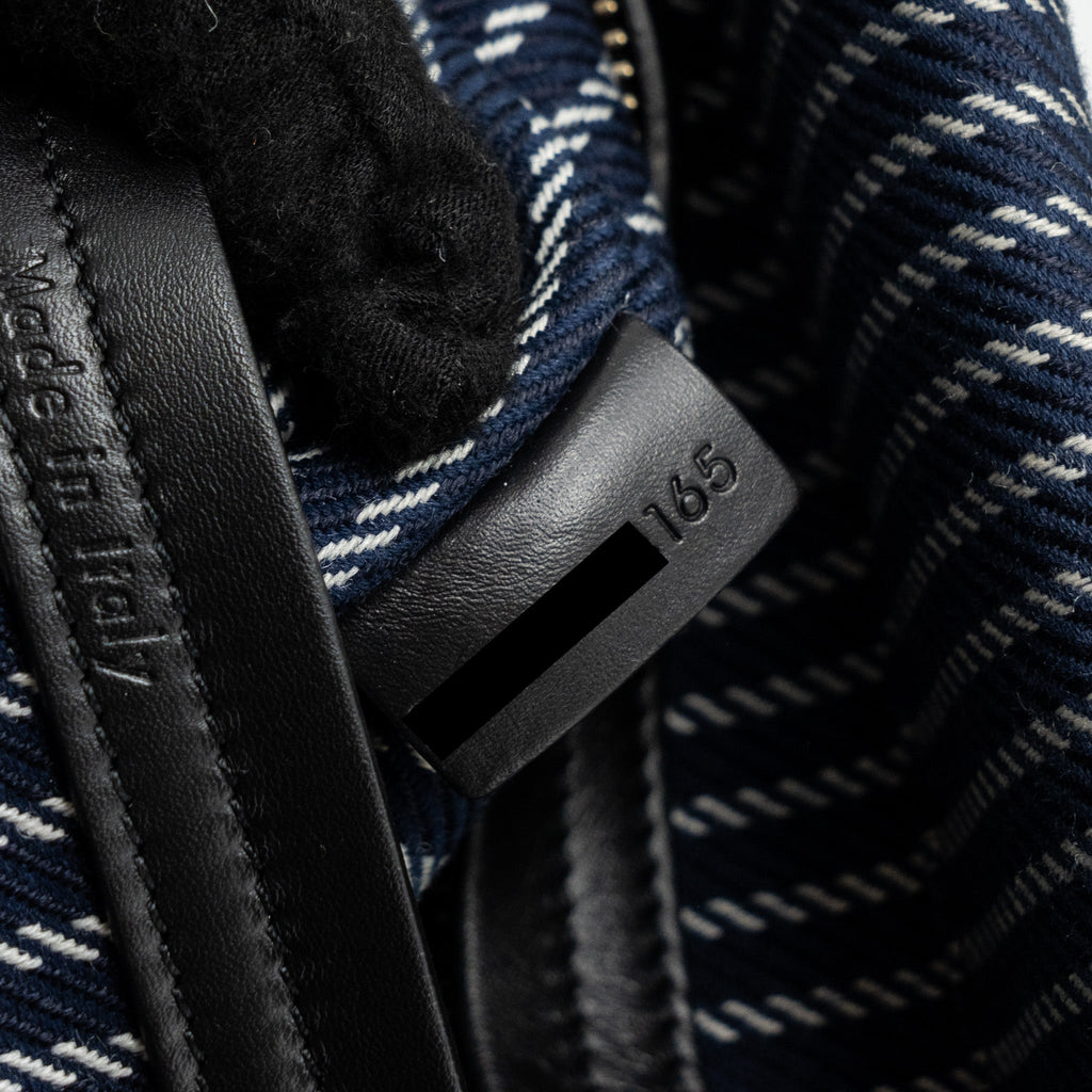PHANTOM LUGGAGE BAG CANVAS /  LEATHER DARK BLUE / BLACK GHW