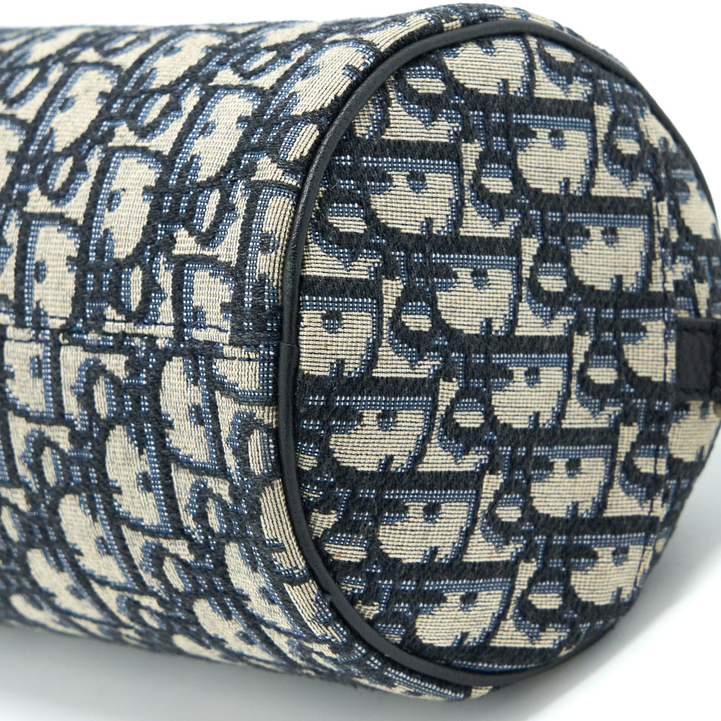 ROLLER MESSENGER BAG BLUE OBLIQUE JACQUARD