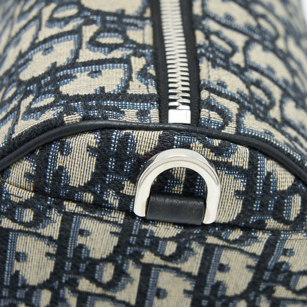 ROLLER MESSENGER BAG BLUE OBLIQUE JACQUARD
