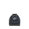 SMALL GABRIELLE BACKPACK AGED CALFSKIN BLACK MULTICOLOUR HARDWARE