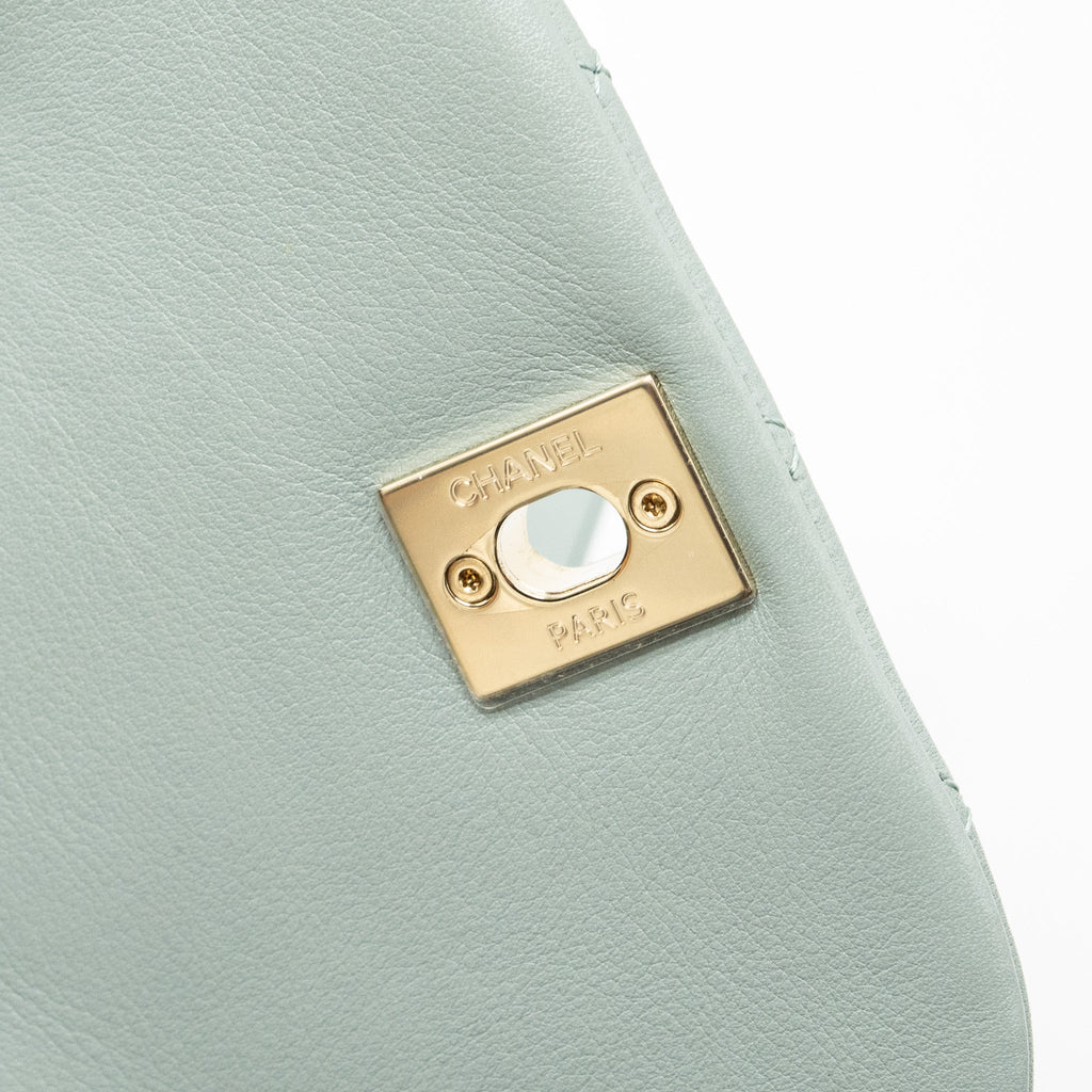 23C MINI DUMA BACKPACK CALFSKIN LIGHT GREY LGHW (MICROCHIP)
