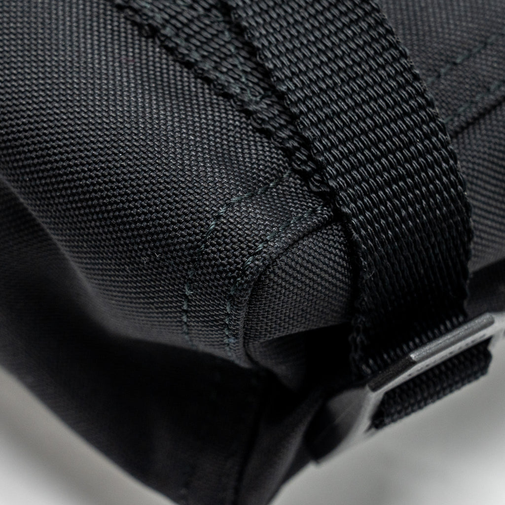 ARMY MESSENGER BAG BLACK RECYCLED NYLON BLACK/BLACK HARDWARE