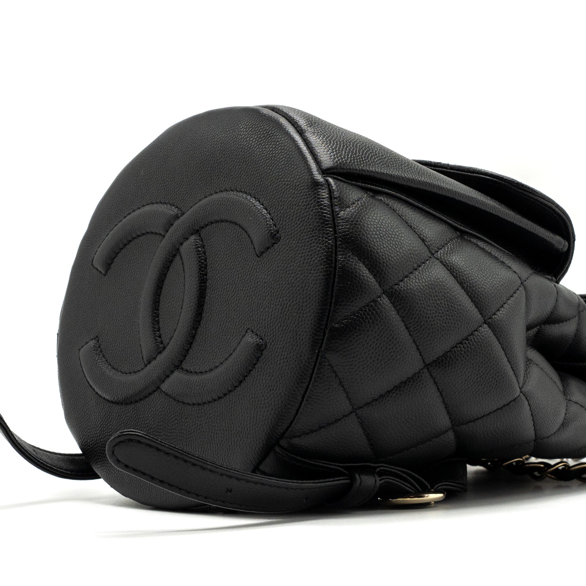 22S MINI BACKPACK CAVIAR BLACK LGHW(MICROCHIP)