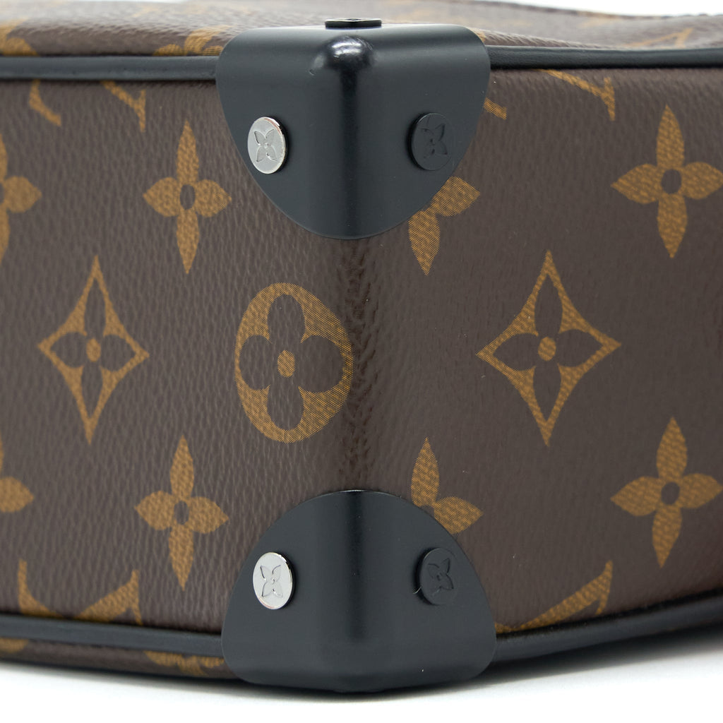MINI SOFT TRUNK MONOGRAM CANVAN MATT-BLACK HARDWARE