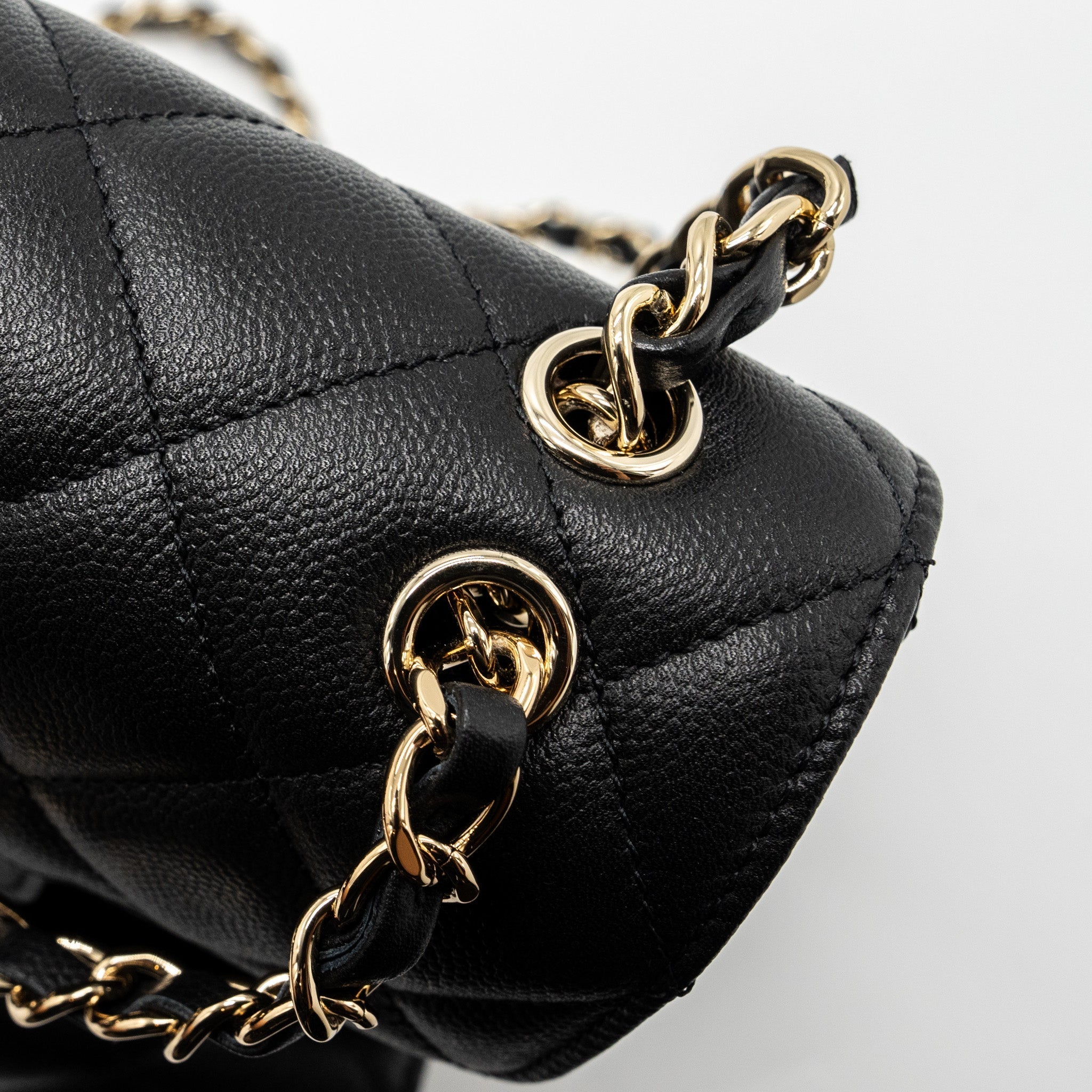 22S MINI BACKPACK CAVIAR BLACK LGHW(MICROCHIP)