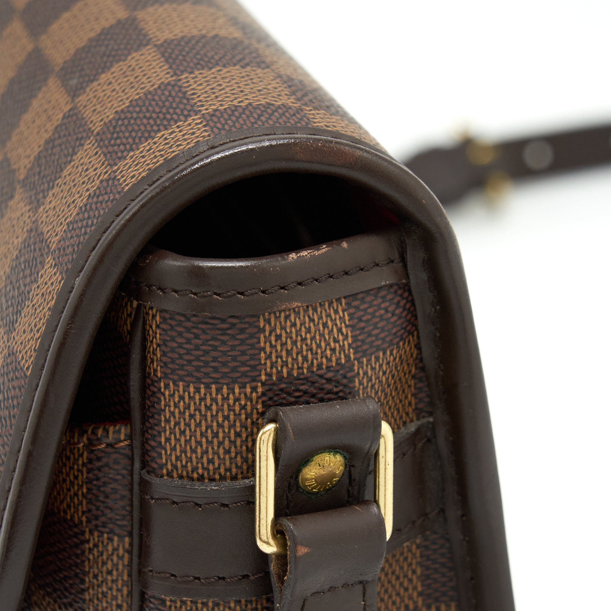 MESSENGER BAG DAMIER EBENE CANVAS GHW