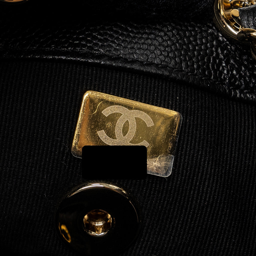 22S MINI BACKPACK CAVIAR BLACK LGHW(MICROCHIP)