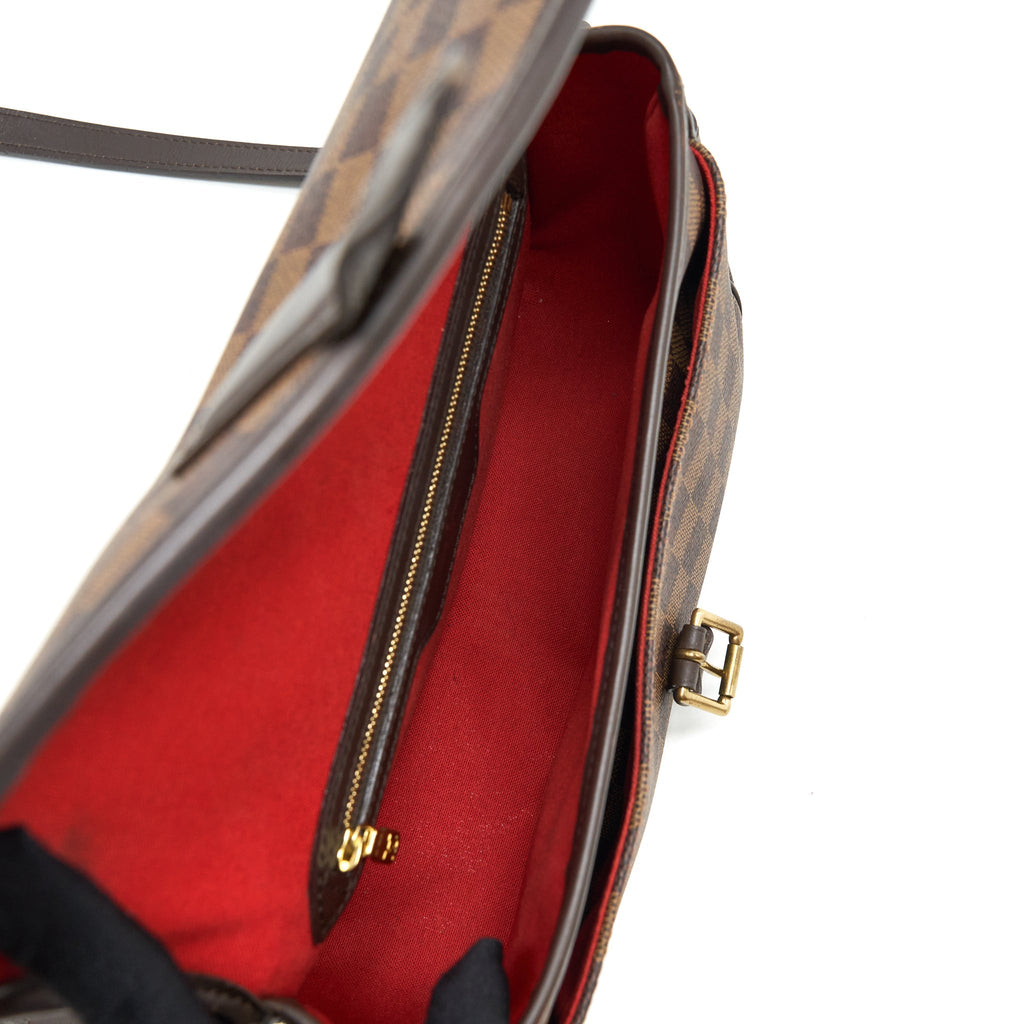 MESSENGER BAG DAMIER EBENE CANVAS GHW