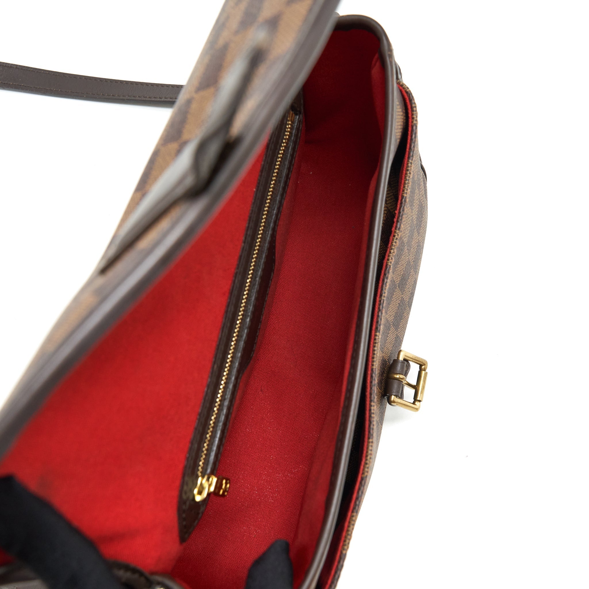 MESSENGER BAG DAMIER EBENE CANVAS GHW