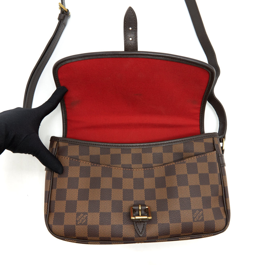 MESSENGER BAG DAMIER EBENE CANVAS GHW