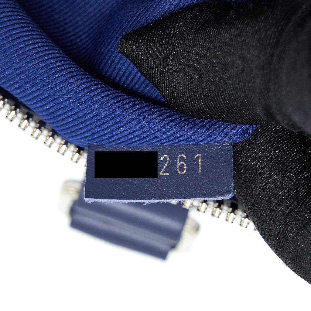 KEEPALL XS MONOGRAM WATERCOLOR BLUE CANVAS SHW