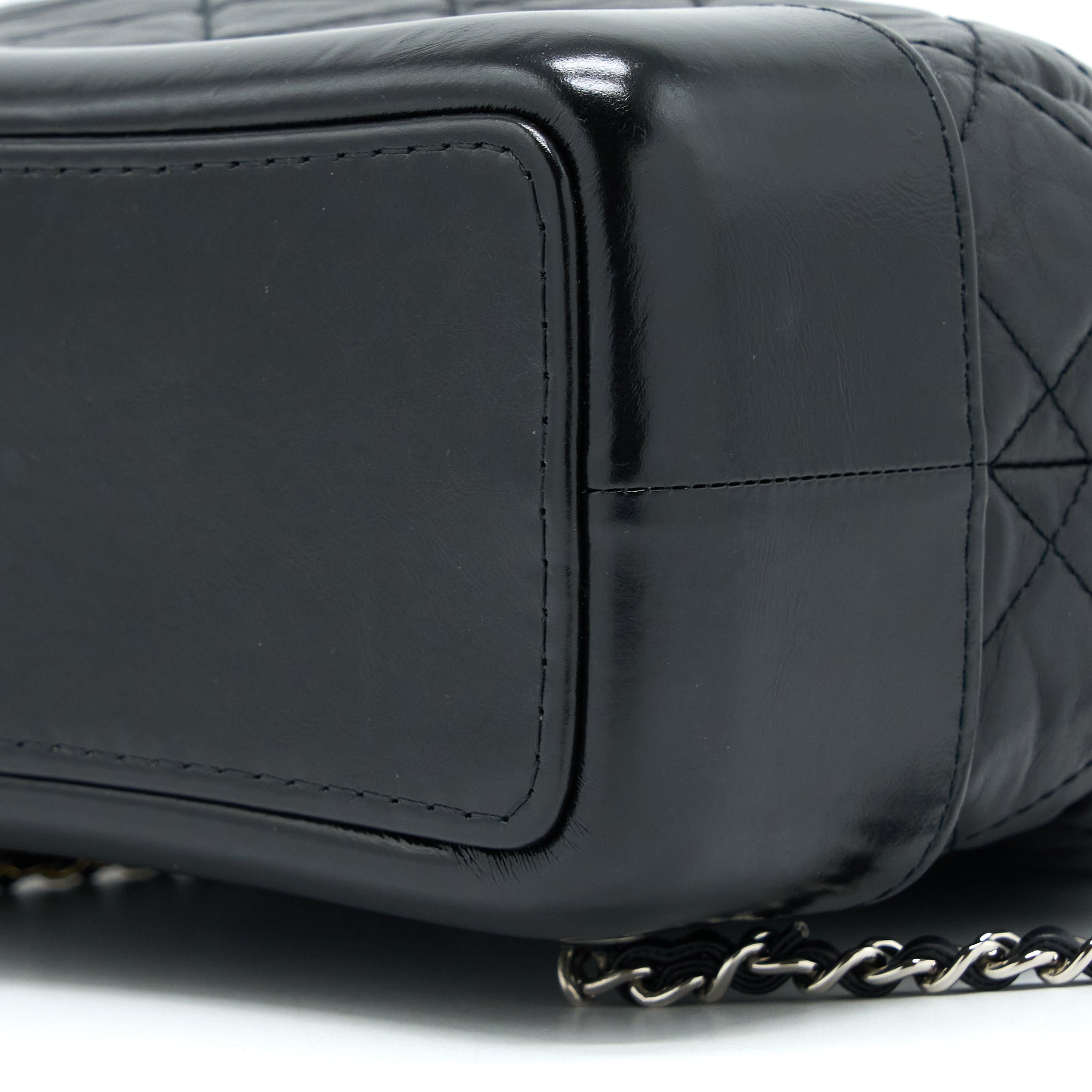 SMALL GABRIELLE BACKPACK AGED CALFSKIN BLACK MULTICOLOUR HARDWARE